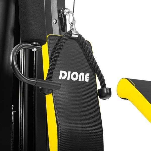 Dione HG3 Kraftstation Multi-Gym mit 45kg Gewichten, erweiterbar auf 100kg