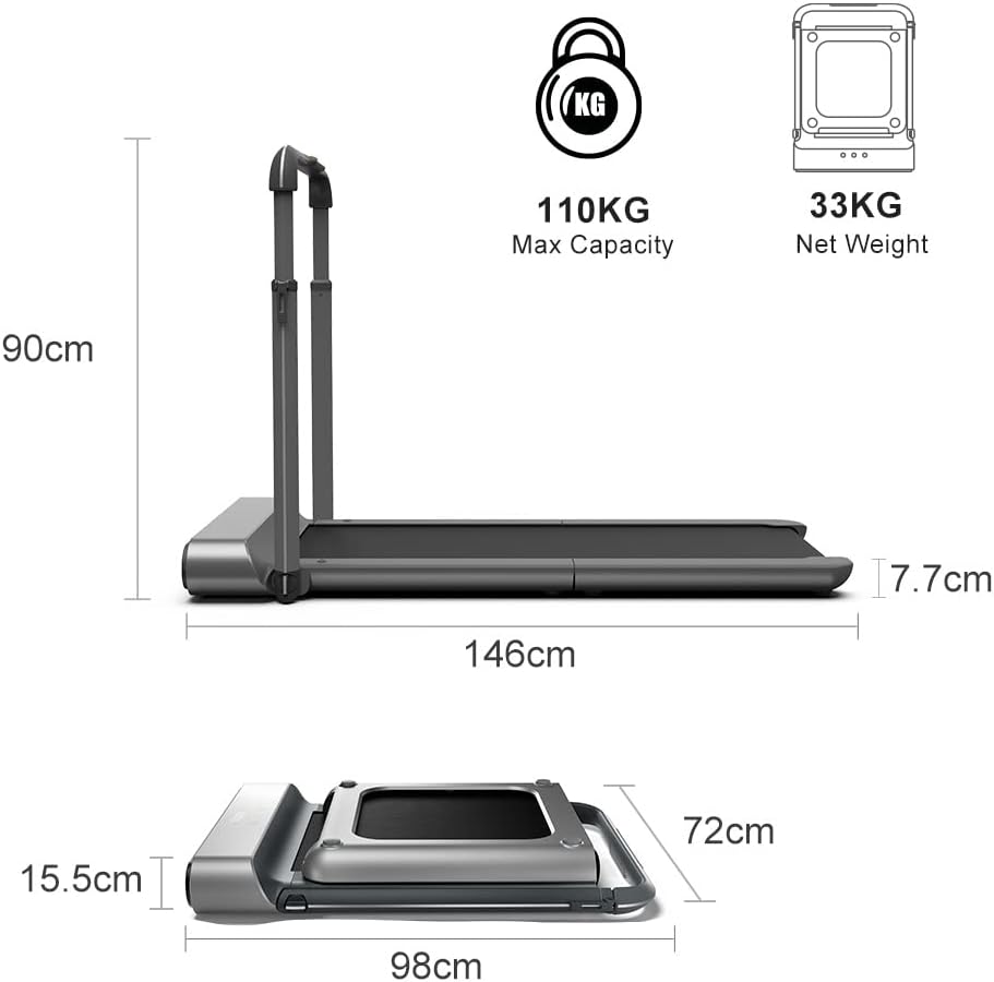 WalkingPad R1 Pro Faltbares Laufband – 2.2 PS Motor, 6.2 mph Max