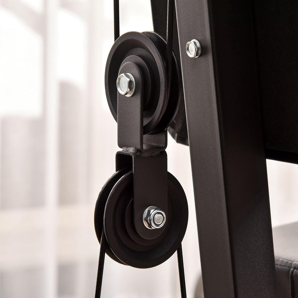 HOMCOM Home Gym Kraftstation – Latzug, Kabelzug, Brustpresse, Beintrainer