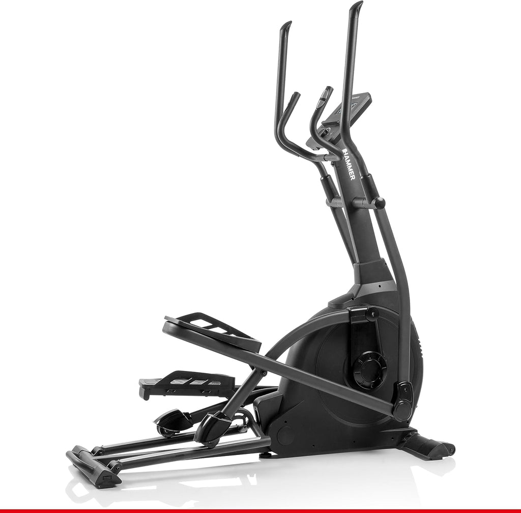 Hammer SpeedMotion II: Crosstrainer mit Steigung, 24 Programmen & 18 kg Schwungmasse