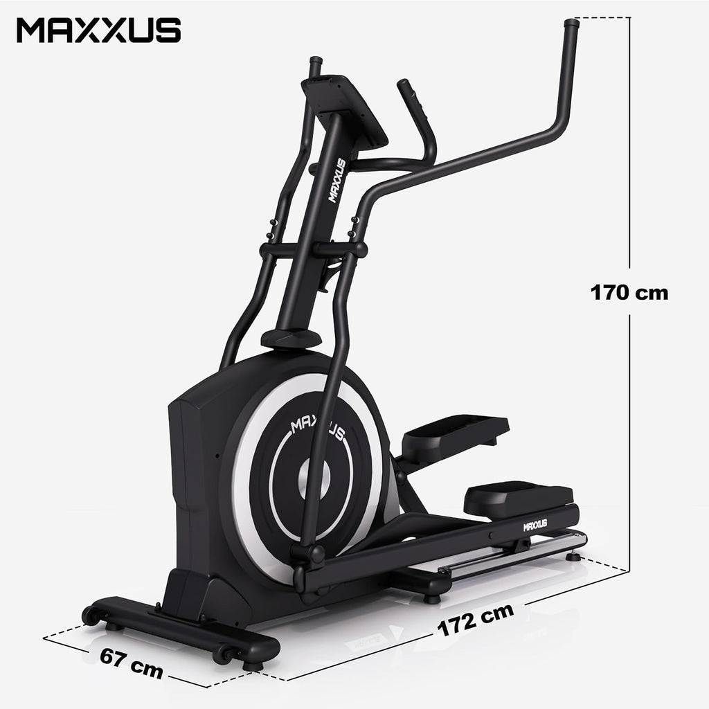 MAXXUS CX 5.1 Crosstrainer: App Compatible, Quiet, Bluetooth, Magnetic Brake