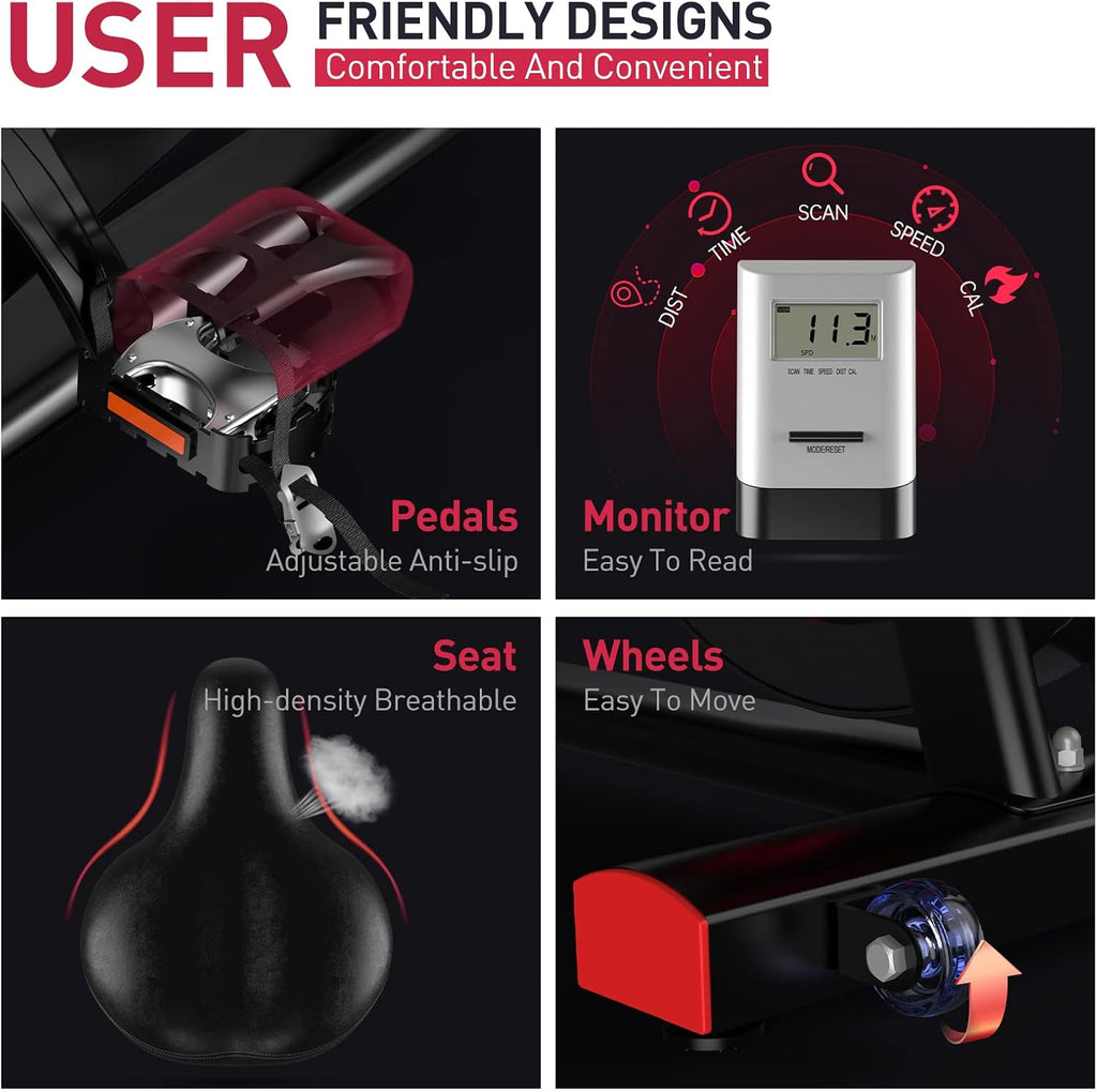 JOROTO X2 Pro: Heimtrainer mit Magnetwiderstand & LCD-Monitor