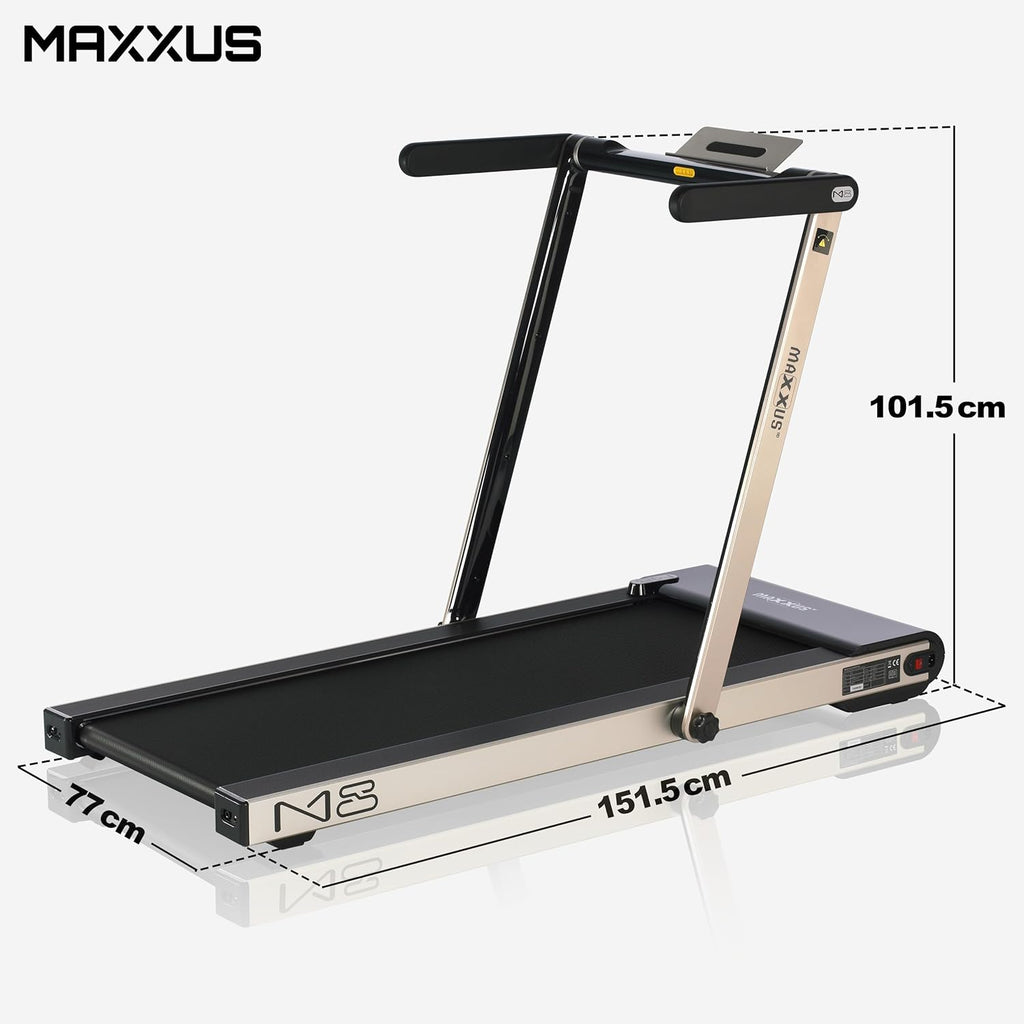 Maxxus M8 Elektrisches Klappbares Laufband – 2.0 PS Motor, Bluetooth & App