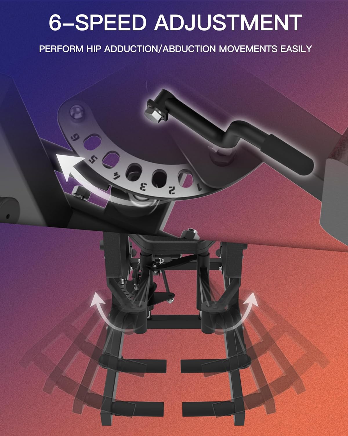 Adduktoren Trainer Oberschenkel Po Trainer: Bein Trainingsgerät für Zuhause